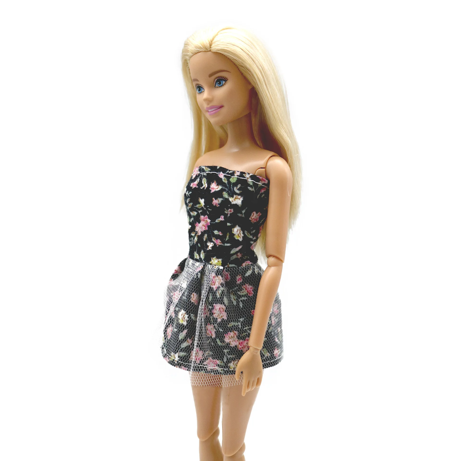 Короткое Цветочное платье наряды для куклы Барби|Куклы| |