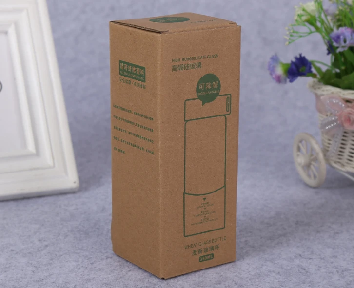 Упаковочная коробка из крафт-бумаги для средств по уходу за кожей упаковочная