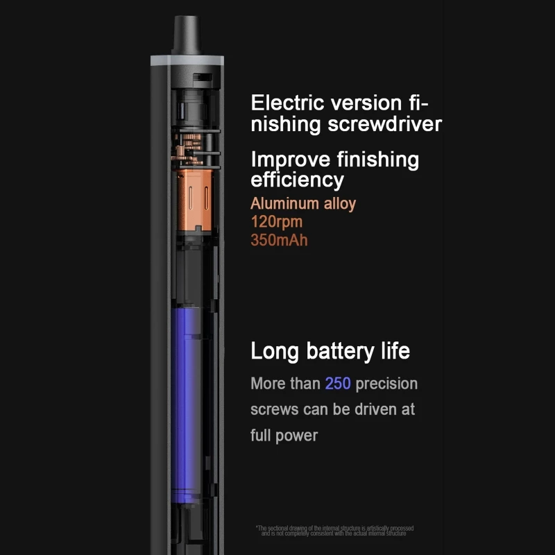 

Mini Electric Screwdriver USB Charging Screw Driver Cordless Power Drill Repair