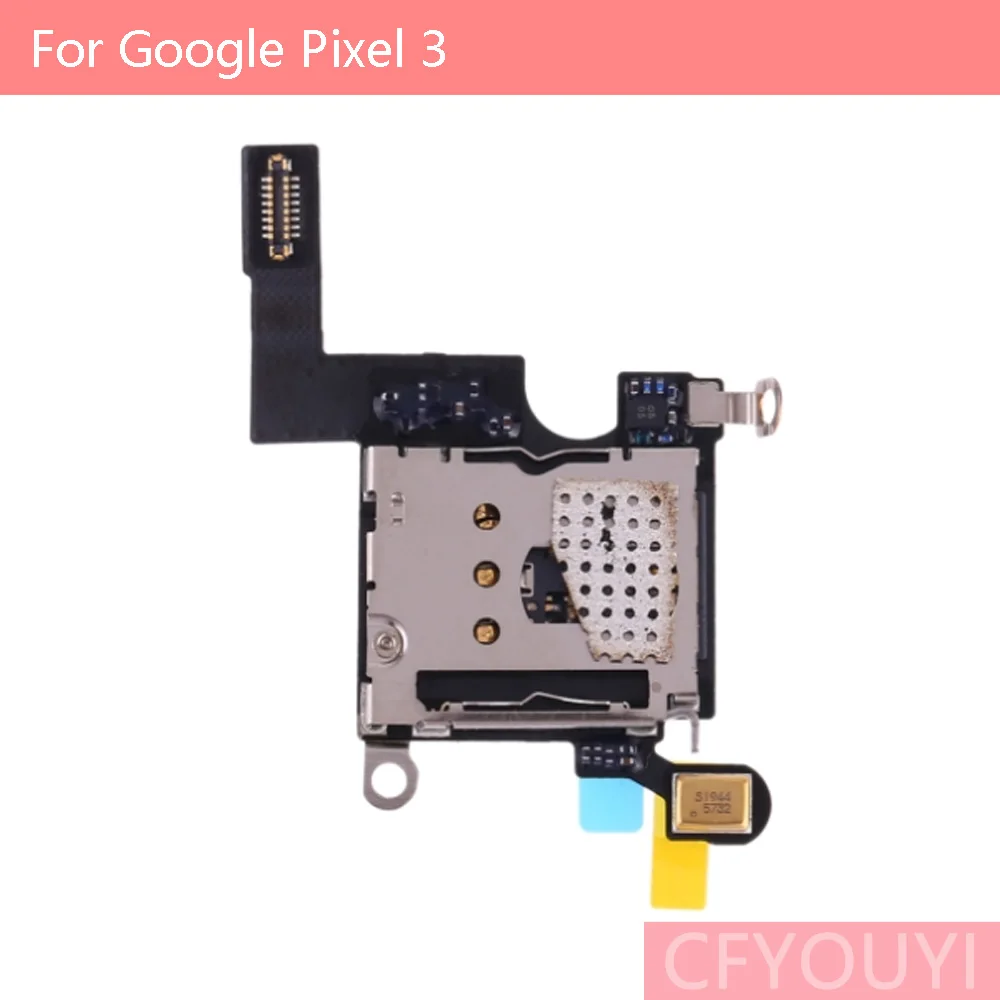 Для Google Pixel 3 Pixel3 SIM Card Reader держатель контактный гибкий кабель сменная