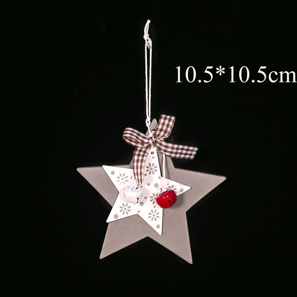 2PD-62946-4 1 шт. Новогодние подвески из натурального дерева, украшения для рождественской елки, подвески для самодеятельного творчества, Рождественский Декор, украшение для дома, свадьбы, вечеринки, 62943 - Цвет: 2PD-62946-4