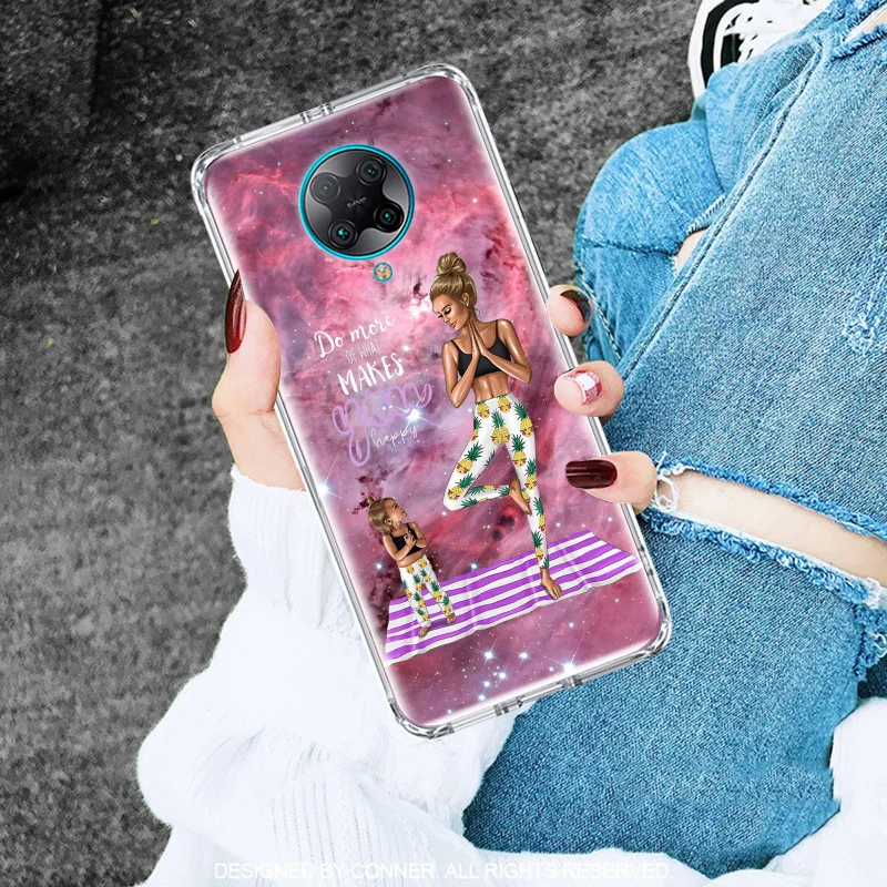 

Girl Baby Super Mom Woman Tpu Cases for Xiaomi Redmi Note 9S 8T 8 9 10X 5G 7 K30 Pro 9A 9C K20 8A 7A 6 Cover Phone Tampa Cas