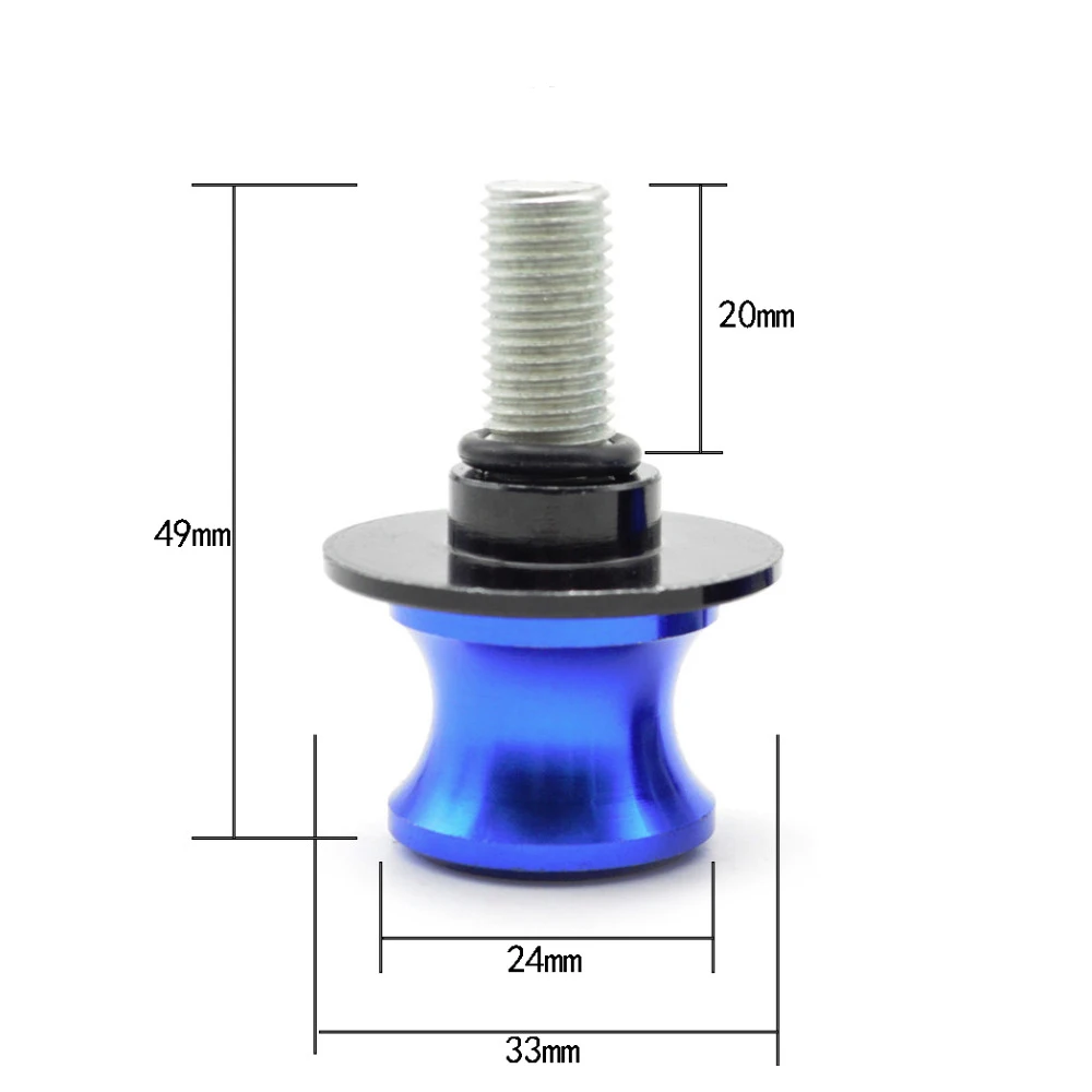 Аксессуары для мотоциклов CNC алюминий черный маятник Катушки слайдер стенд винты