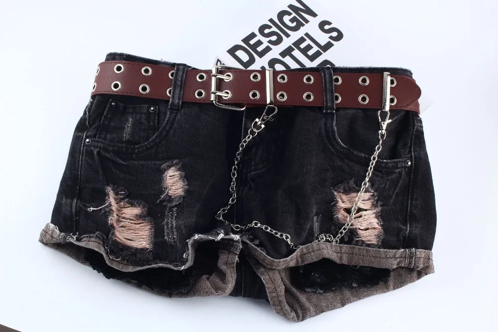 PKWYKLRE shipping женский панк цепь модный пояс регулируемый черный двойной/одинарный люверс втулка кожаный ремень пряжка
