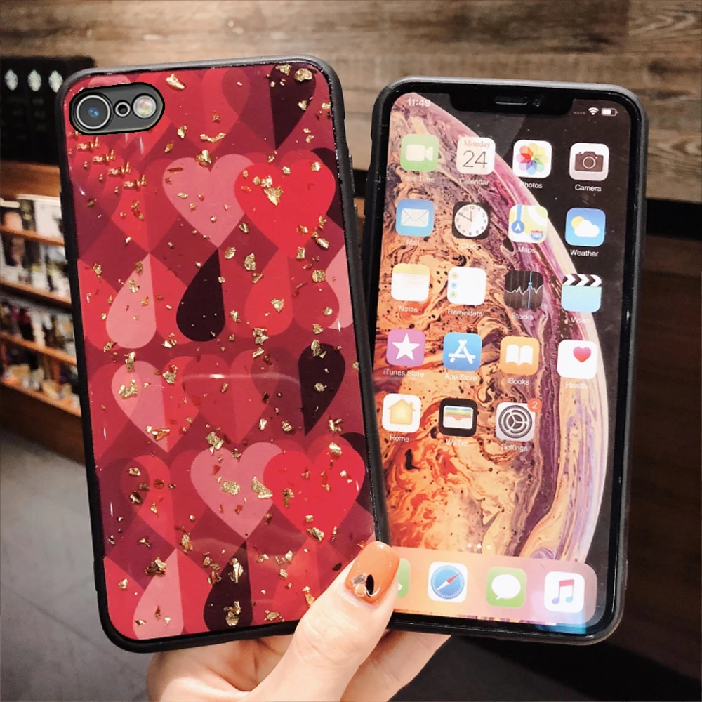 YueTuo роскошный мягкий ТПУ чехол для задней панели телефона корпус capinha etui coque iphone 8