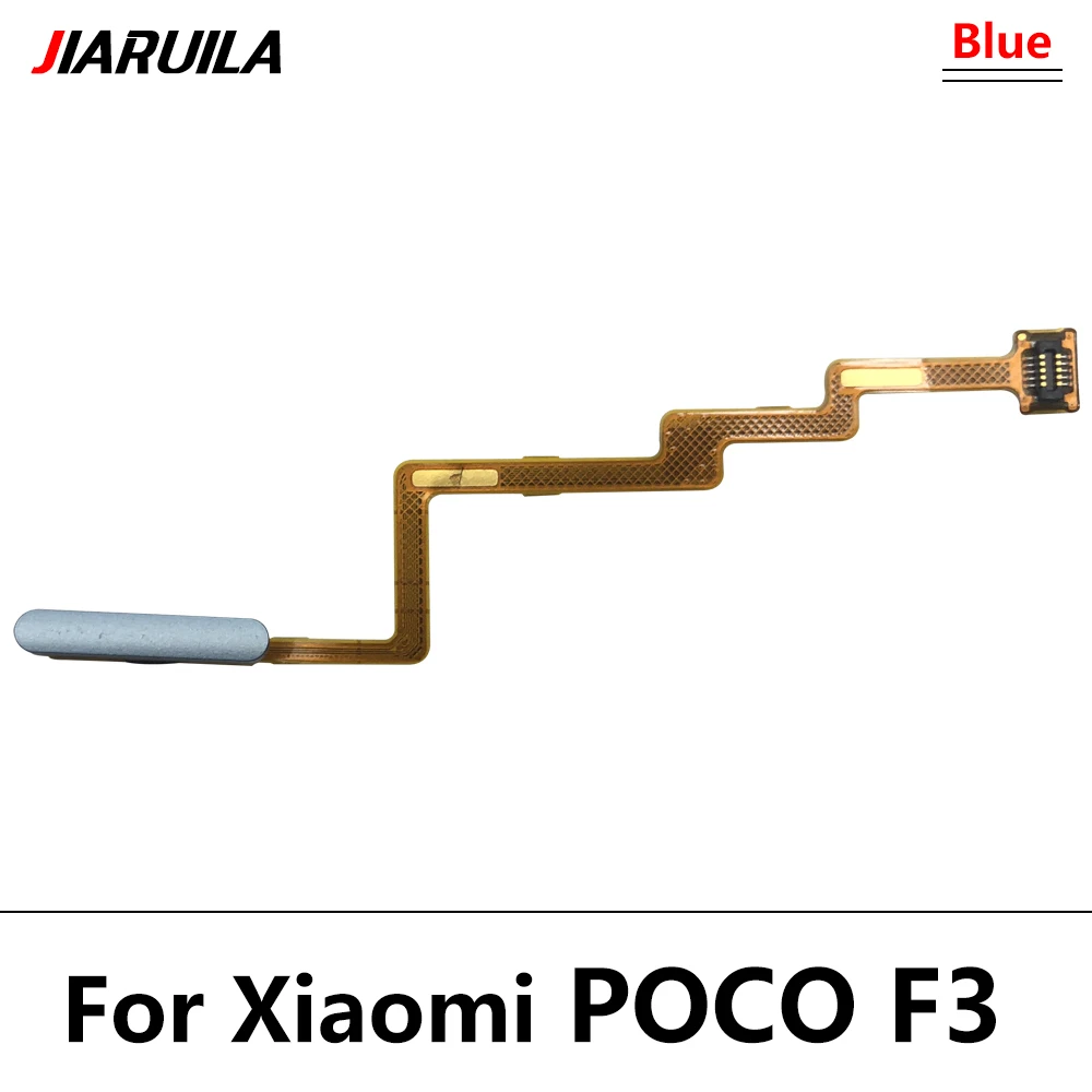 Сканер отпечатков пальцев с гибким кабелем для Xiaomi Poco F3 Touch ID Sensor Home Button Key