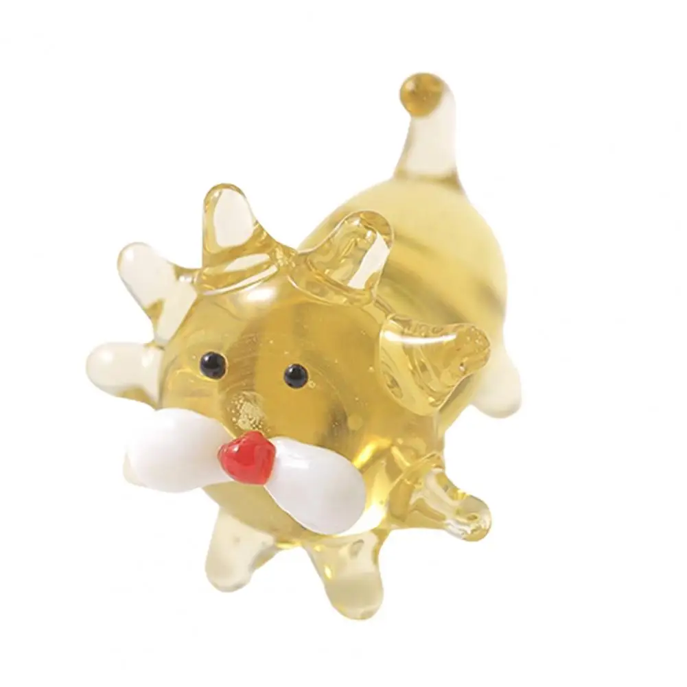 Модные милые мини-фигурки животных яркого цвета компактные миниатюрные фигурки