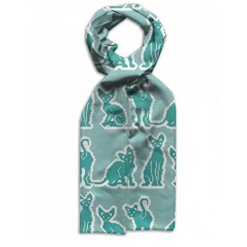 

NOISYDESIGNS New Fashion Children's Girls Customized Winter Warm Casual Wrap Scarf Shawl Scarf Custom Printed Logo Dropshipping