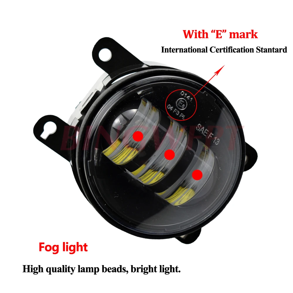 Фото Противотуманные фары 2 шт./пара LED для Ford Explorer 2011-2014 для Ford Ranger 2012-2015 для Ford Mustang 3.7L V6 5.0L V8 2011-2013 №3