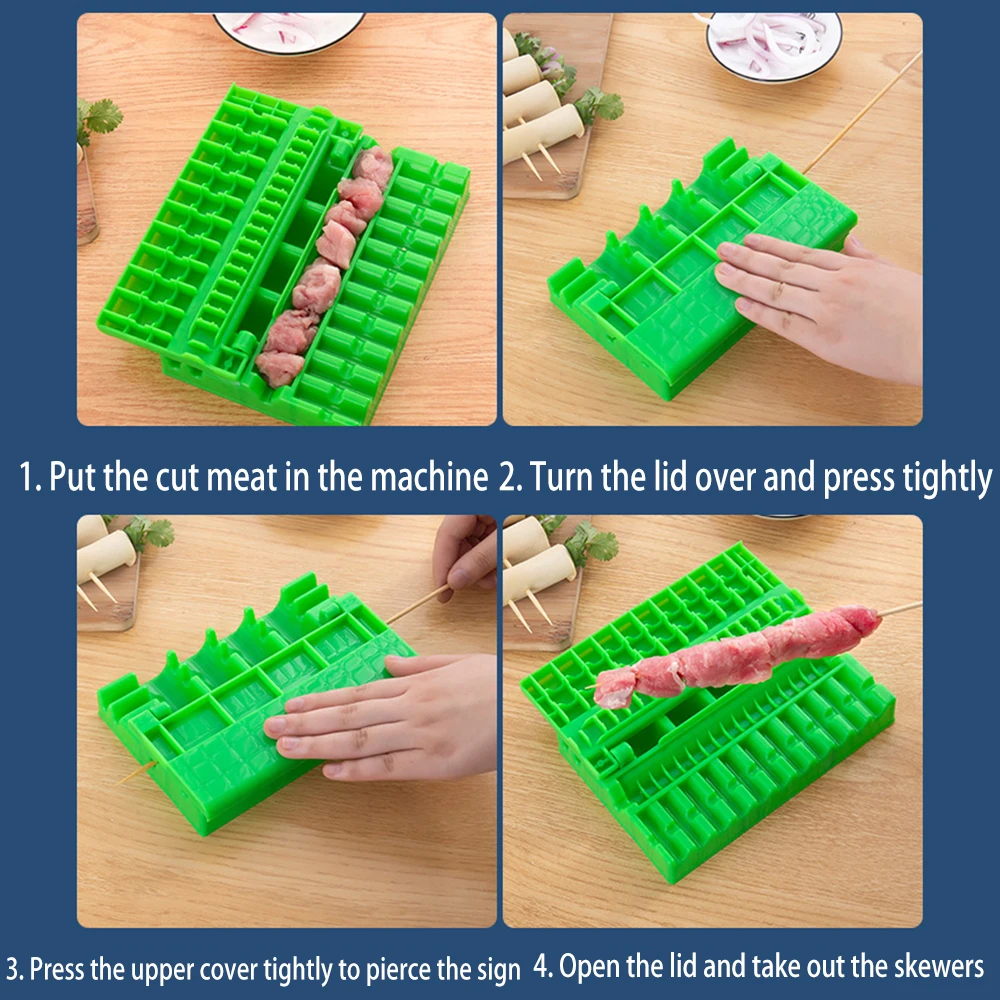 Многофункциональный кебаб кухонный инструмент барбекю носить продукты питания