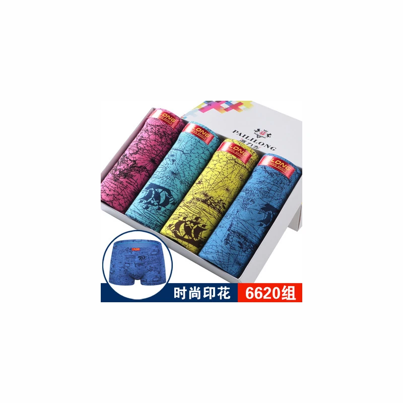 Men's Under Wear Boxing Printing Under Wear Men's Couple Cotton Shorts Sexy Suit Cartoon Under Wear Boxer Shorts L-3xL