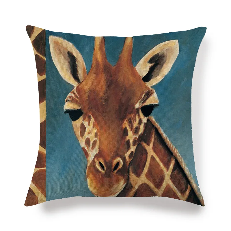 

Animal Series Cushion Cover Simple Zebra Tiger Series Pillowcase Living Room Sofa Bedroom Bay Window Decoration Accessories