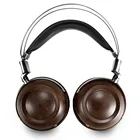 Наушники HIFI 50 мм, динамические стереонаушники из бериллиевой пленки, деревянные наушники для диджея, металлические студийные наушники для записи, экологичные классические ореховые