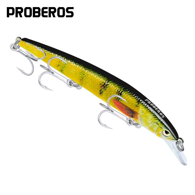 PROBEROS Minnow приманки для ловли рыбы принт картина Искусственный бас 18 г/15 см 9 5 г/11 6 #