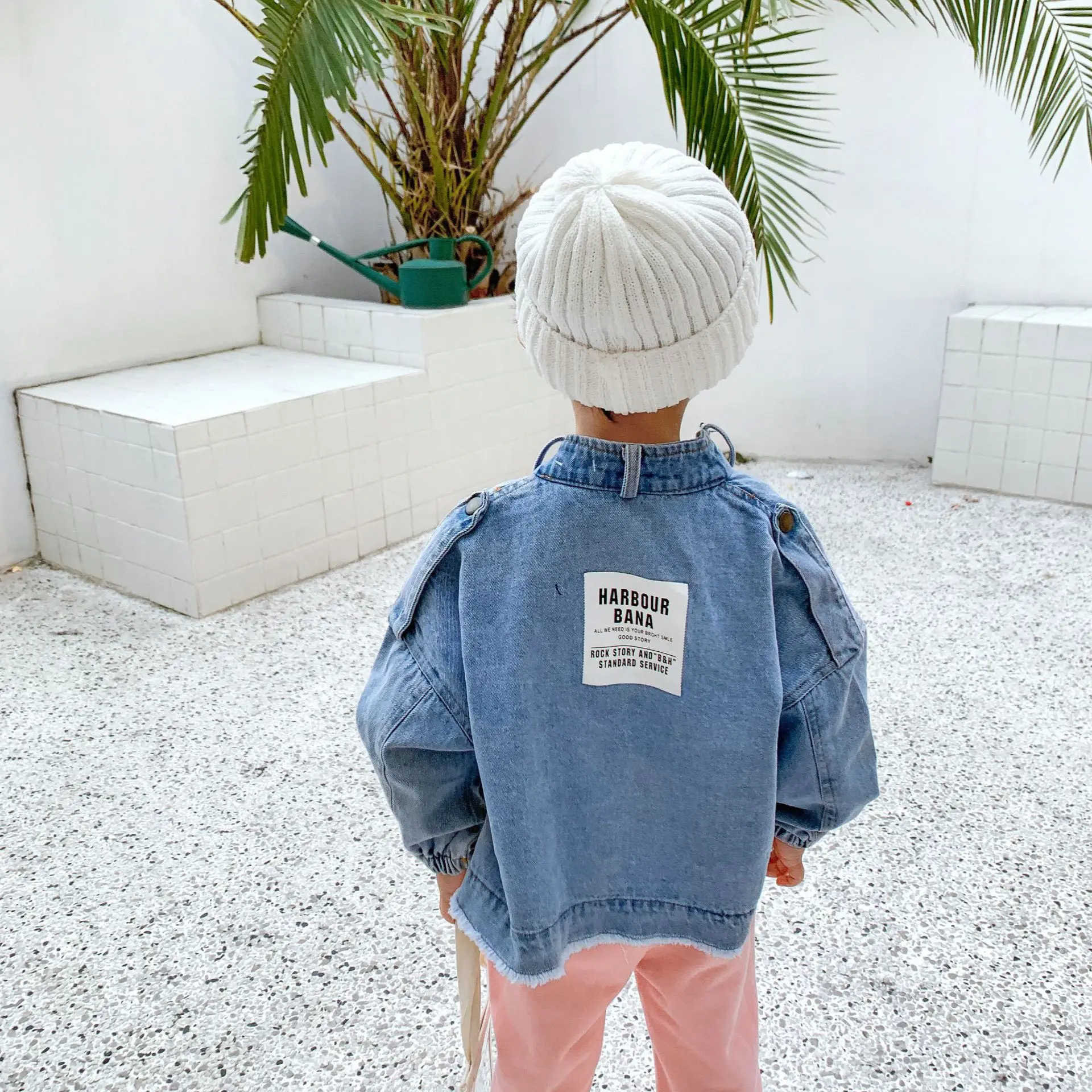 2020 модные джинсовые куртки для мальчиков весенне осенние детские пальто в