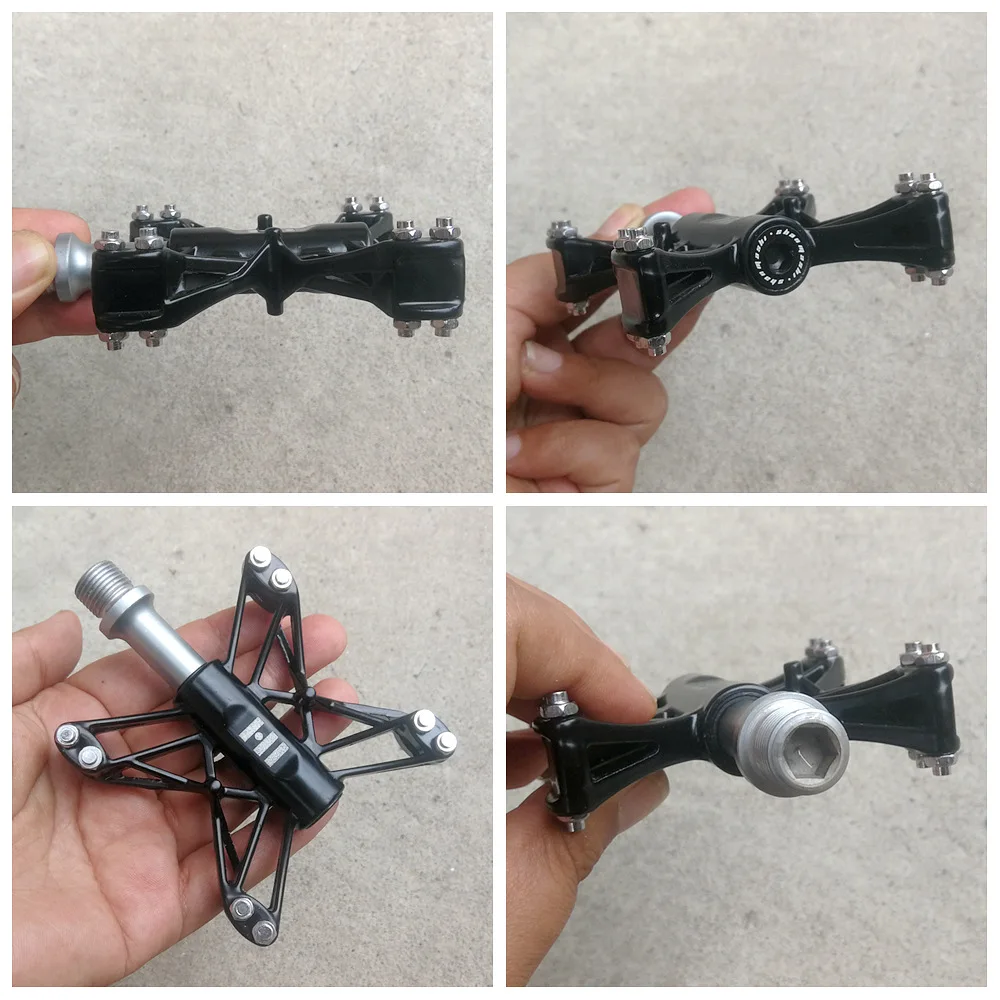 

Lightweight Pedals For Bicycle 2 Bearing Non-slip Bike Pedals Butterfly Shape 9/16 Inch Magnesium Alloy Bicycle Accessories