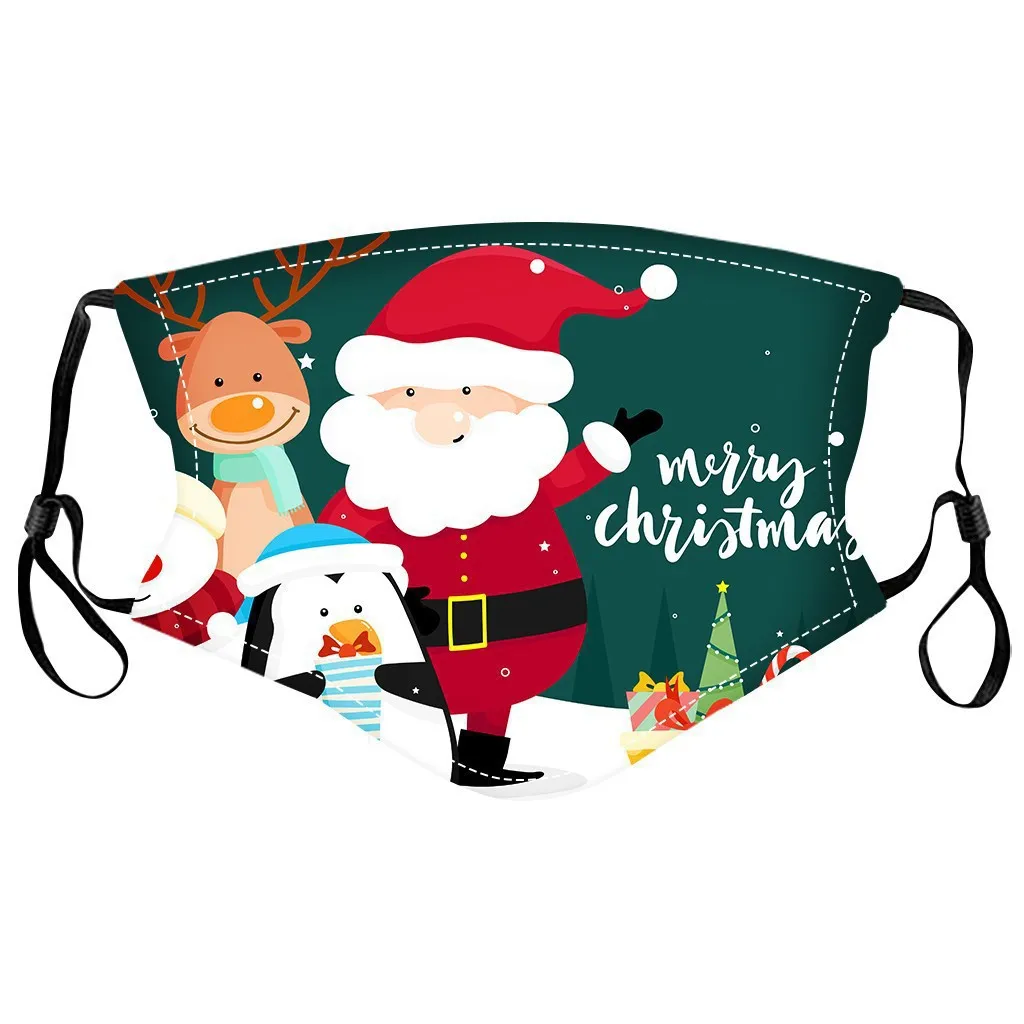 

1 шт., маска для лица для женщин, модная однотонная Рождественская маска для лица для мужчин и взрослых, защитная маска для Хэллоуина, косплея...