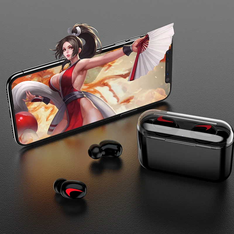 Беспроводные наушники Bluetooth Игровая гарнитура Tws Спортивные Водонепроницаемые