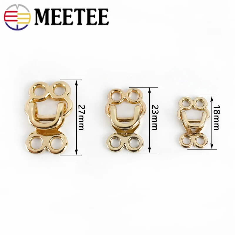 10pcs 18/23/27mm Mink Coat Buttons Sweater Trousers Dress Connection Hasp Hook Buckles for Clothing Sewing Accessories | Дом и сад