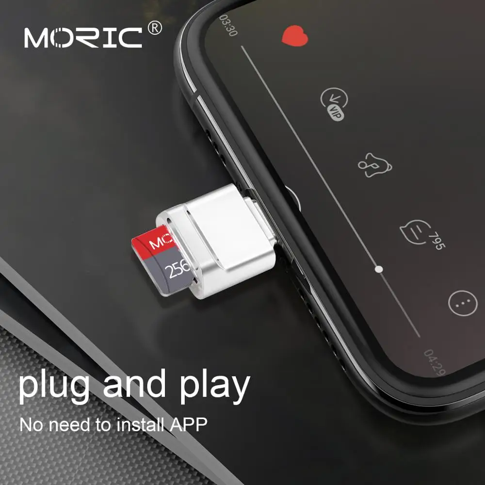 

MORIC USB 2.0 Flash Drive 64GB lightning adapter Pen Drive For iPhone 11 x 8 7 7Plus 6 6s 5 se iPad iPod PenDrive cle usb stick