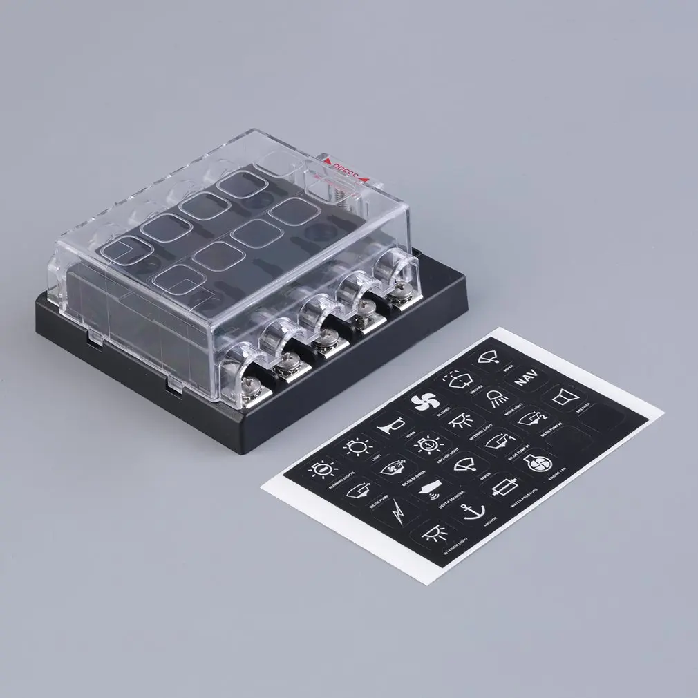 Новый 6 Путь цепи автомобиля держатель плавкого предохранителя УВД АТО Авто