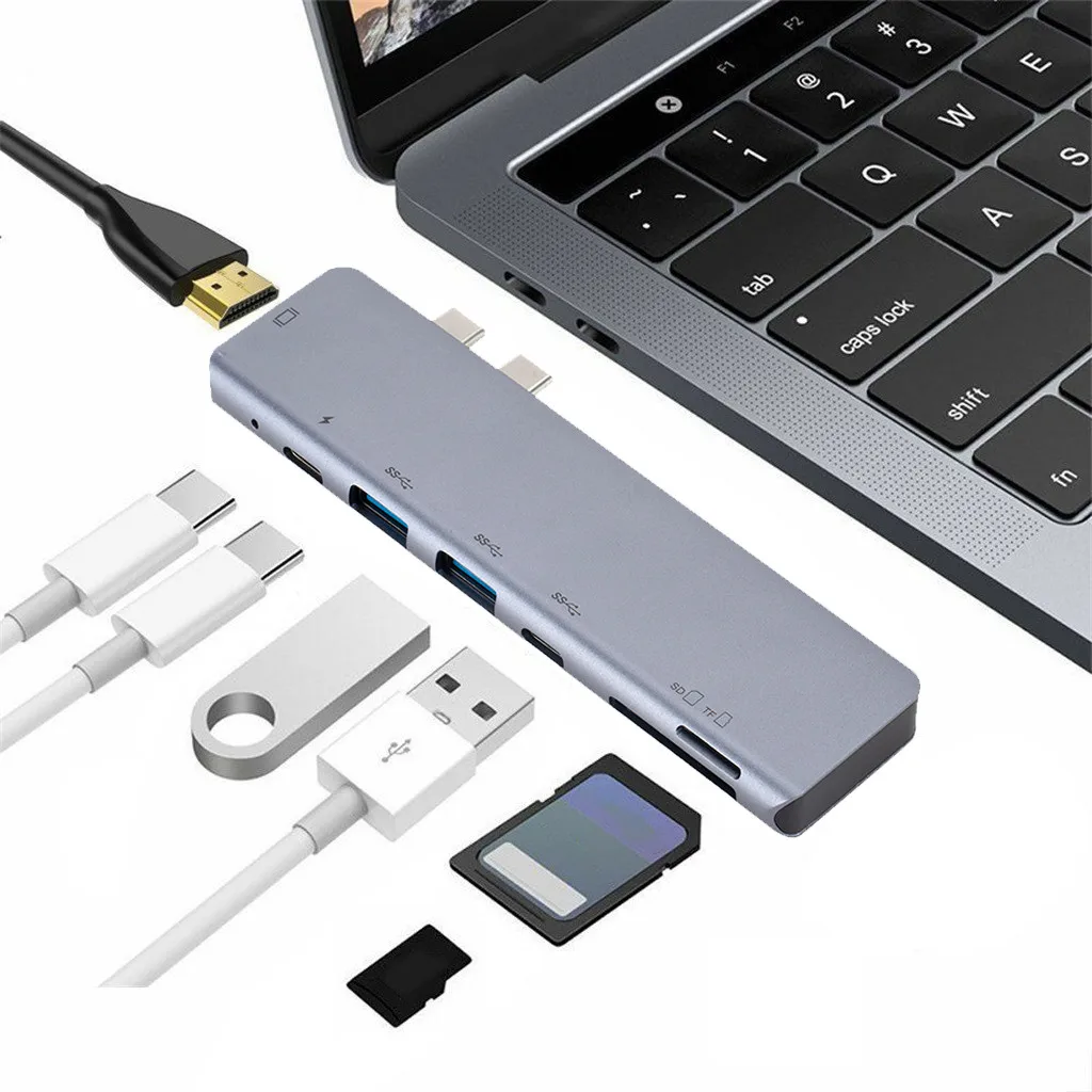 

Тип Type-c Usb 3,0 слот 30 Гц 1080p Зарядное устройство с 4k HDMI-Совместимость нескольких Usb3.0 Sd карты памяти Usb-c Компьютерные аксессуары HDMI-compatibl