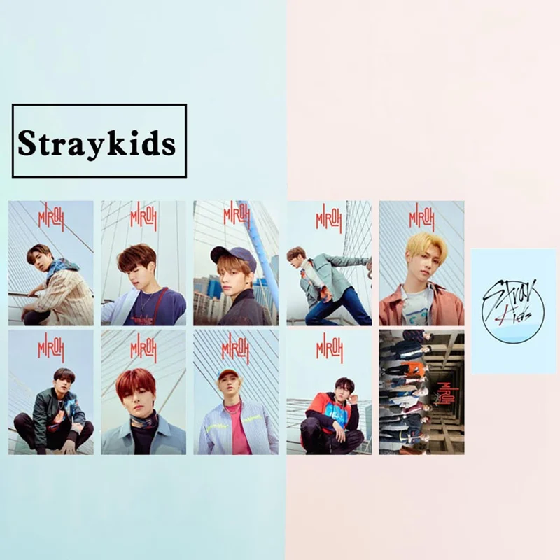 10 шт./партия KPOP альбом Двухсторонняя Держатель для карт ЛОМО карта маленький