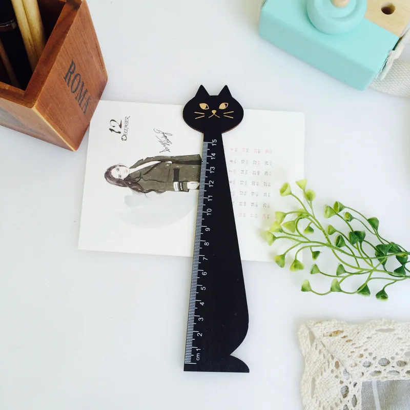 Из мультфильма Холодное сердце 1 шт. кошка Стиль деревянная линейка с
