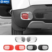 mopai metal car rear tail fog light lamp cover decoration trim for jeep renegade 2015 up exterior accessories car styling