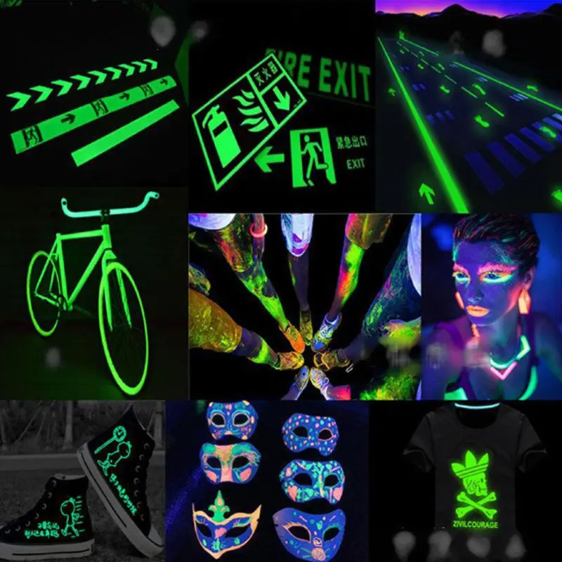 

12 Color Luminous Resin Pigment Kit Glow In the Dark Powder Pigment Colorant Dye Fluorescent Resin Jewelry Making Tools