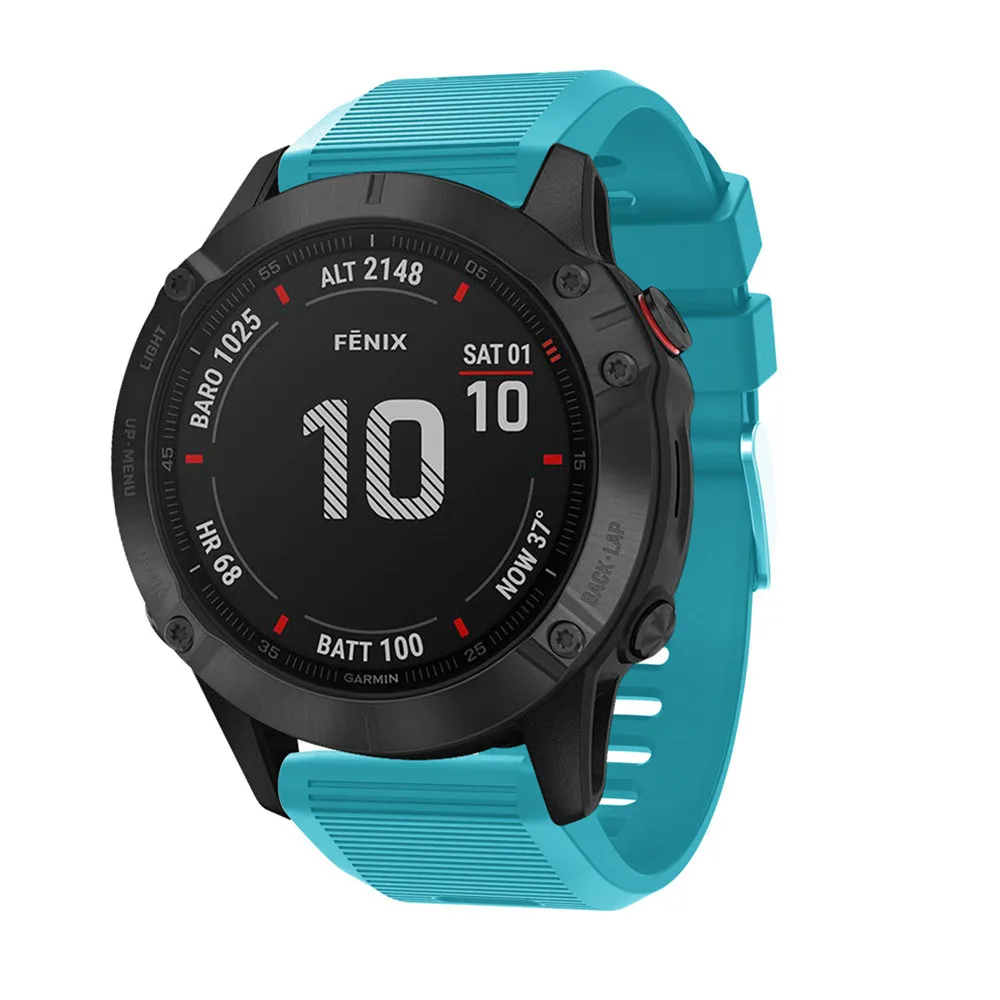 26 22 20 мм ремешок для часов Garmin Fenix 5 5X 5s 3 HR для Fenix 6X6 6S Pro Watch Quick Release силиконовый ремешок Easyfit