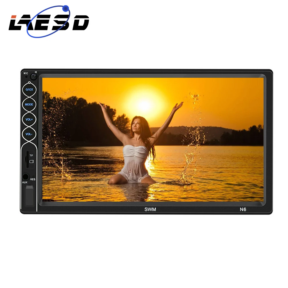 Автомобильное радио 2 Din Bluetooth 7 &quotсенсорный экран стерео FM AM Аудио Стерео MP5 плеер