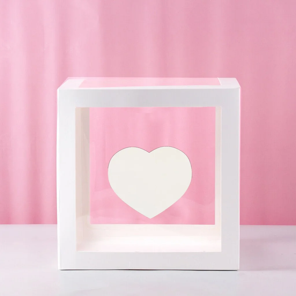 

Baby shower decoration transparent box wedding balloon box boy girl birthday party decoration bachelor party name balloon box