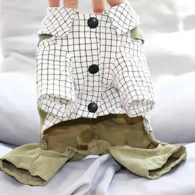 

Dog Clothing Spring Teddy Fighting Bear Pomeranian Fighting Small Dog Spring And Autumn Suit Cat Clothing