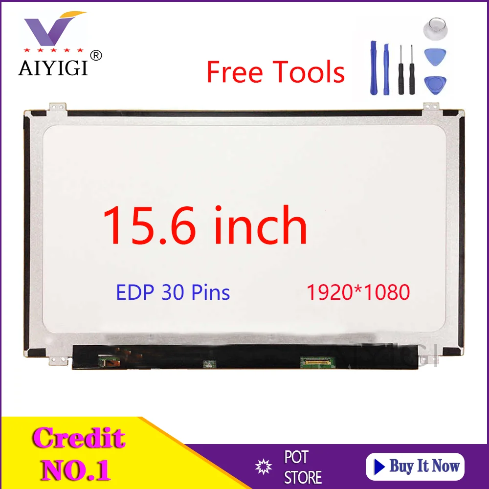 15 6 дюймовый ноутбук LED ЖК дисплей Экран для Dell Inspiron 5567 7557 7567 P65F P66F EDP FHD 1920X1080
