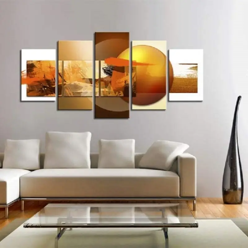 

No Framed Sphere Pros and Cons 5 piece Wall Art Canvas Print posters Paintings Painting For Living Room Home Decor Pictures