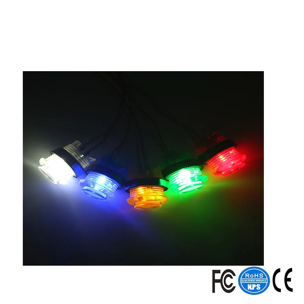 Кнопочный переключатель со светодиодной подсветкой 24 мм 4 шт. | Спорт и