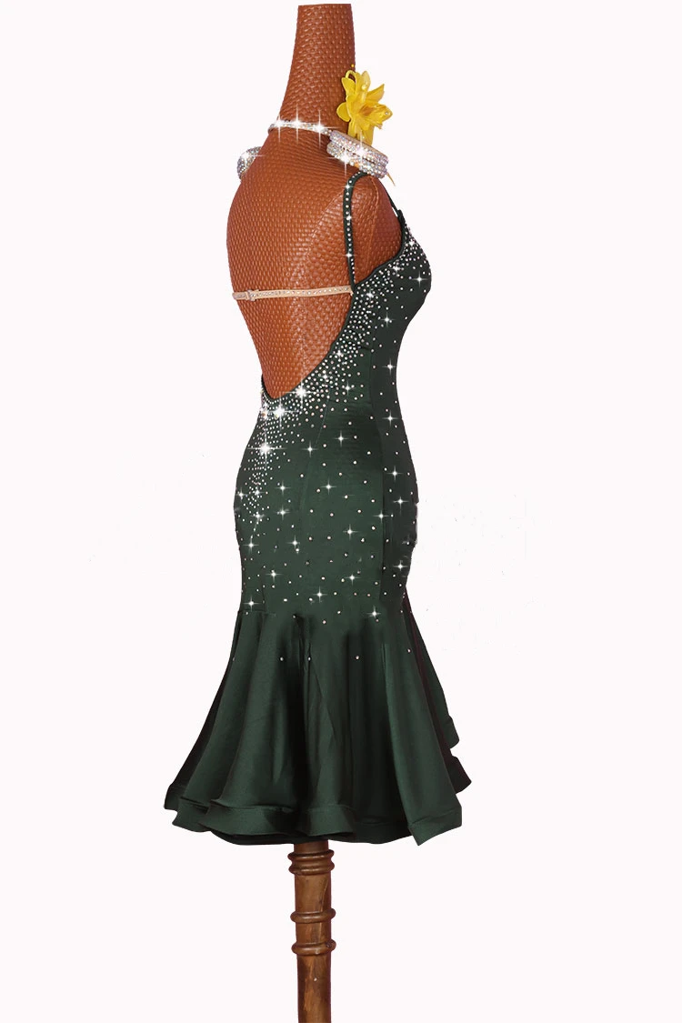 Сексуальные женские платья для соревнований латиноамериканских танцев