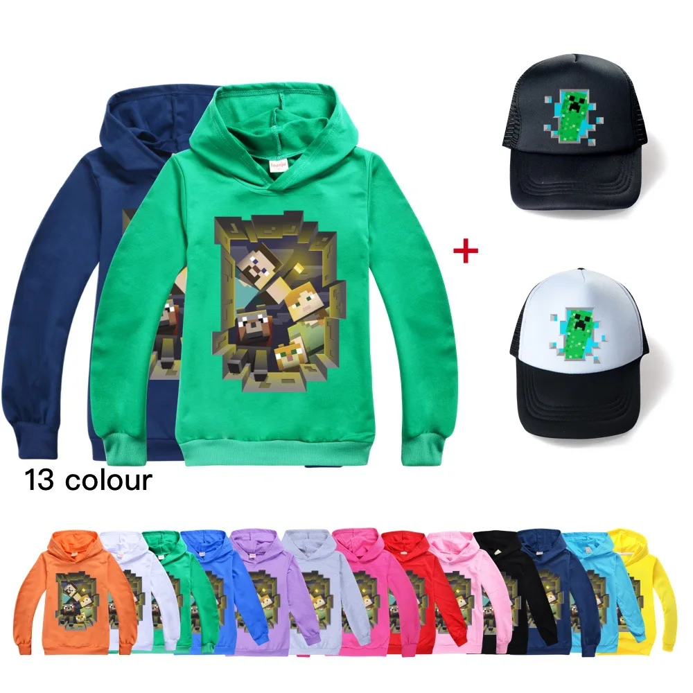 Детские спортивные толстовки с капюшоном детские свободные принтом приключений