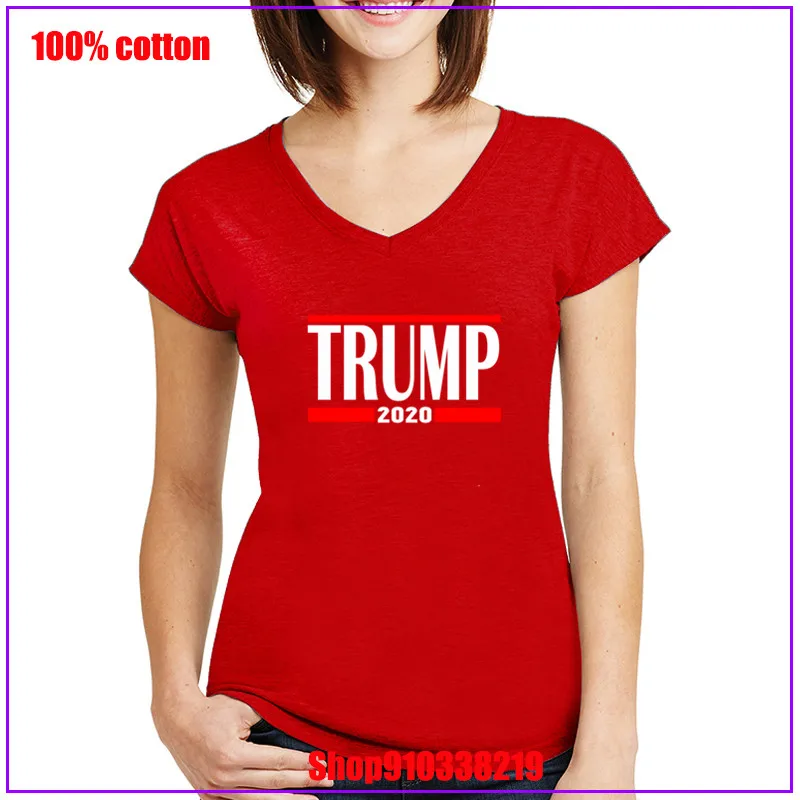 Футболка с изображением Трампа 2020 Keep America Great опять женская футболка