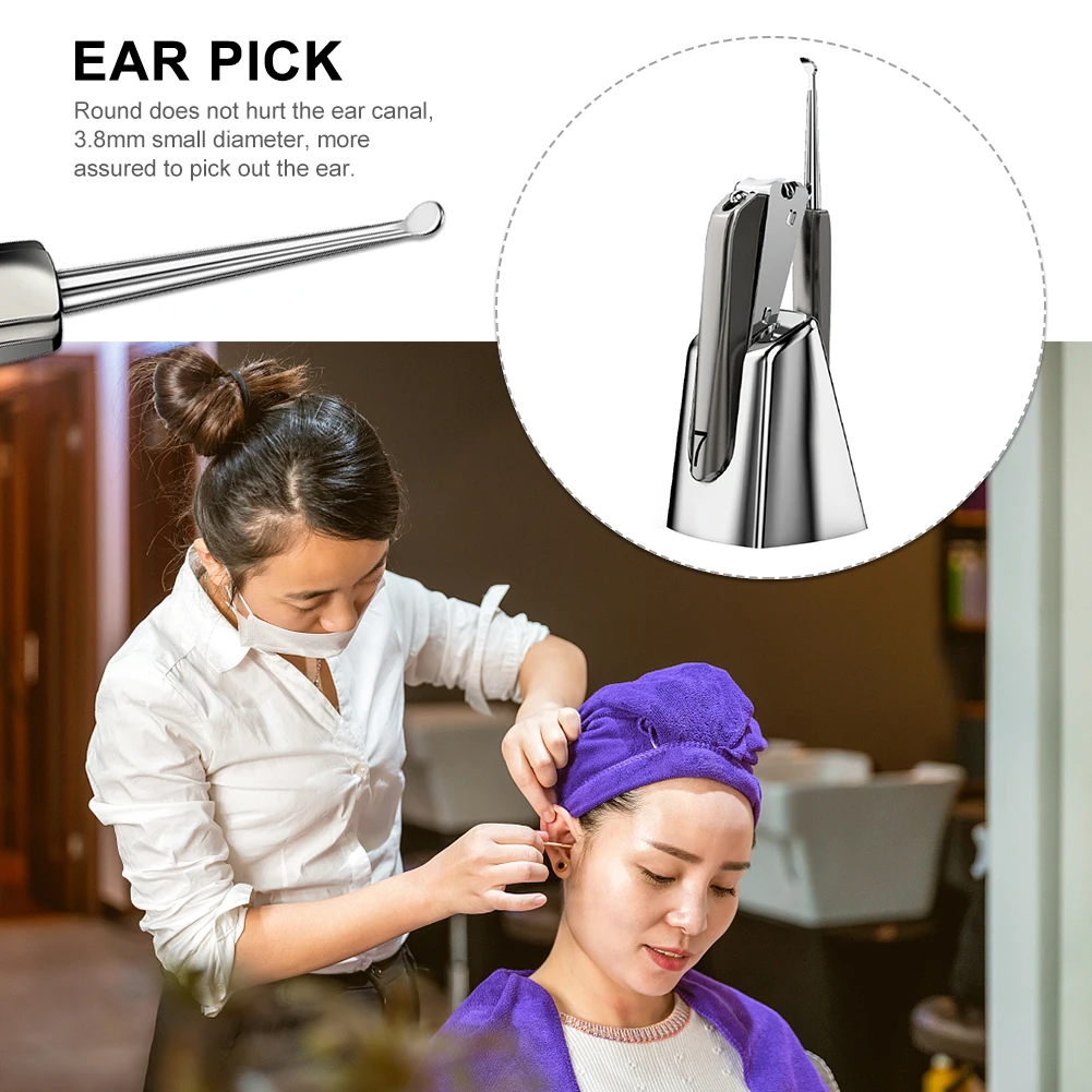 

Men Women Nail Clipper Kit Portable Professional Rustproof Ear Pick Dead Skin Fork Manicure Magnetic Base Cleaning Tool Sharp