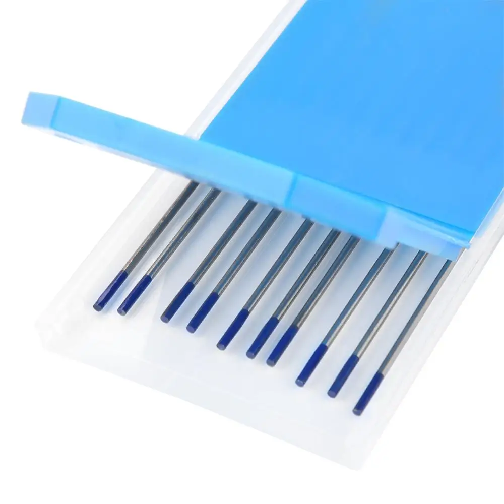 10 шт. WY20 2 0 вольфрамовый электрод с иттрием синий наконечник для сварки TIG 1 6 мм x 150