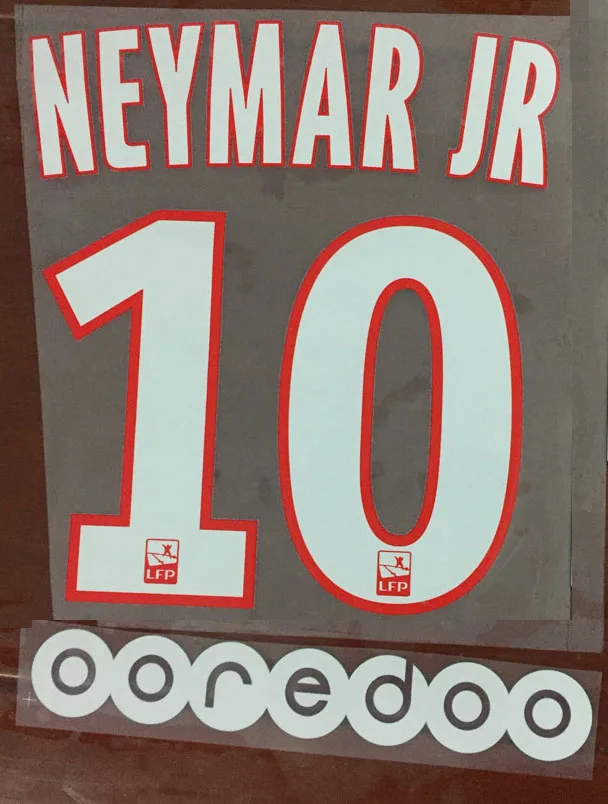 

2017 Ligue 1 #10 Neymar JR Nameset Number Can Customize Any Name Number Printing