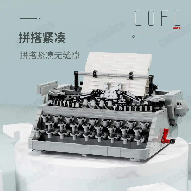 

Ideas Typewriter 90011 2139+pcs/set compatible 21327 10032 Model Building Blocks Bricks For Kids Christmas Gifts