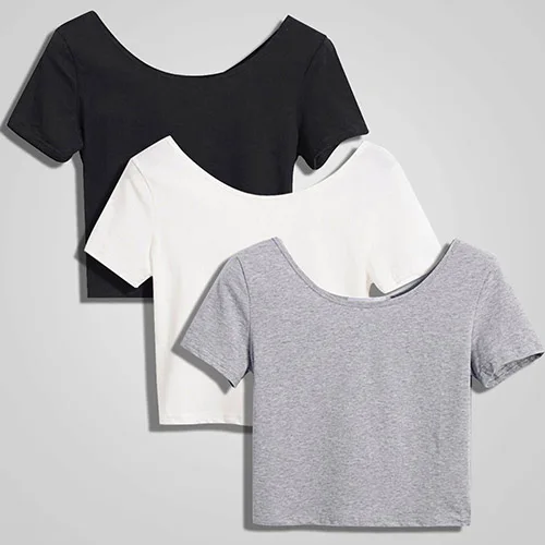 Women Solid color Strap Tops Female Short Sexy Camis Club Camisoles Black White Grey Ladies Tight Shirt | Женская одежда