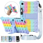 Пузырьковый чехол Push It для Samsung Galaxy Tab A7 Lite, 8,7 дюйма, 2021 дюйма, детский безопасный силиконовый чехол для планшета Galaxy Tab A8 2019