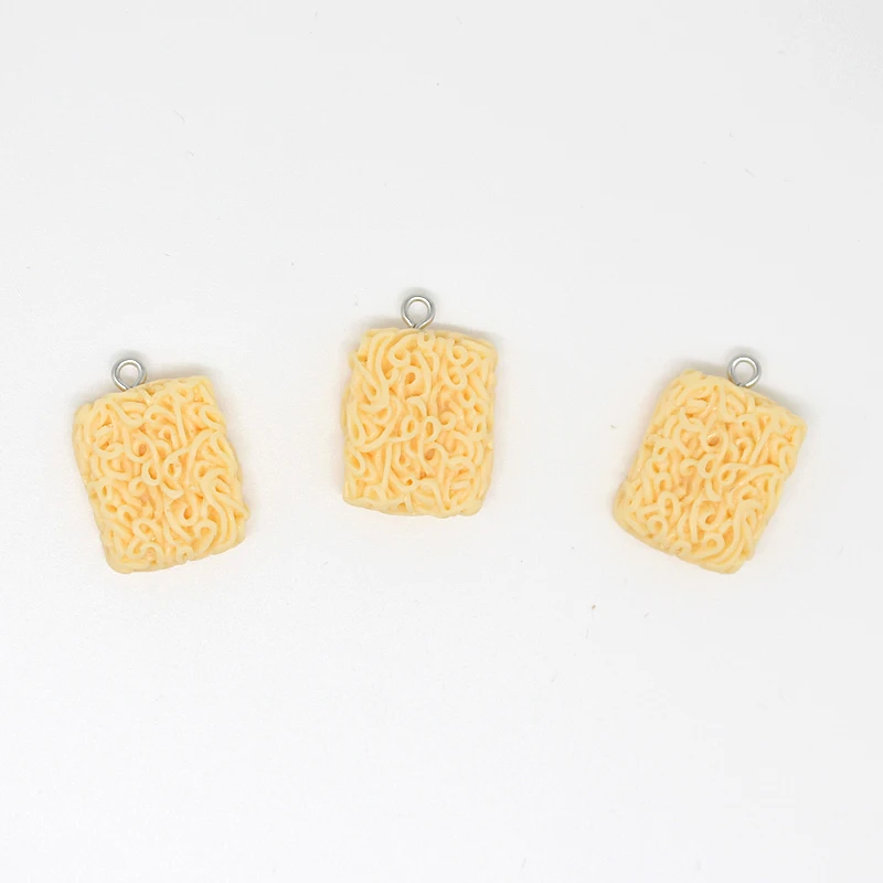 Симпатичные Круглые Подвески в виде лапши полимерная серьга брелок для цепочки и