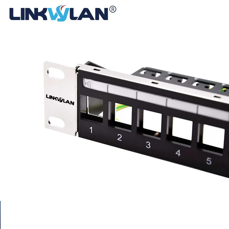 Совершенно новая модульная пустая коммутационная панель с 24 портами включая