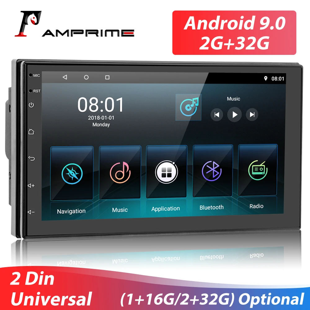 Мультимедийная магнитола AMPrime универсальная мультимедийная стерео система на