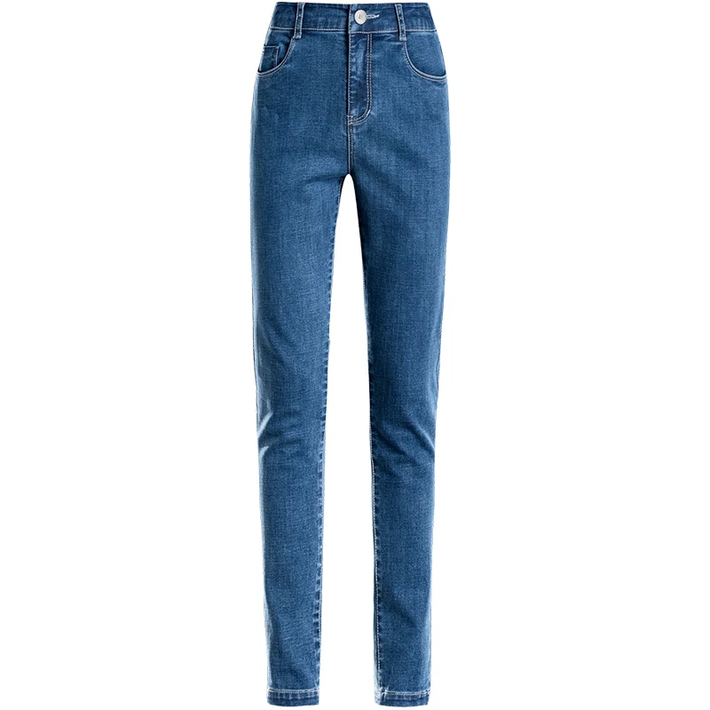 

Women high waist pencil pants newest skinny jeans with stretch free shipping 10211